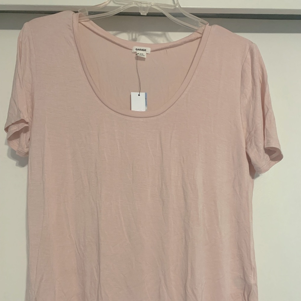 Short sleeve rayon top